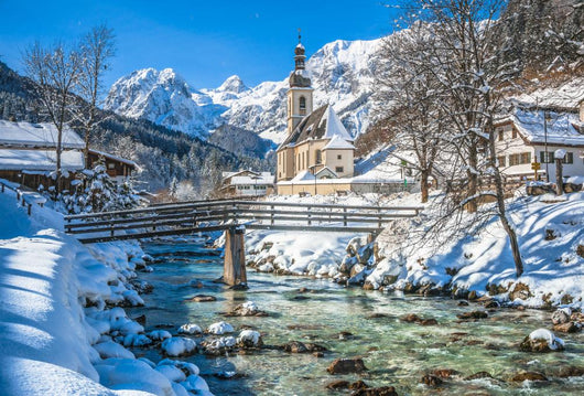 Ramsau Winter Berchtesgadener Land Wall Decal