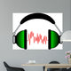 Headphones Wall Decal