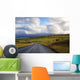 Road Bright Green Fields Wall Decal