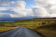 Road Bright Green Fields Wall Decal