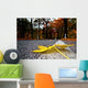 Autumn road Wall Mural