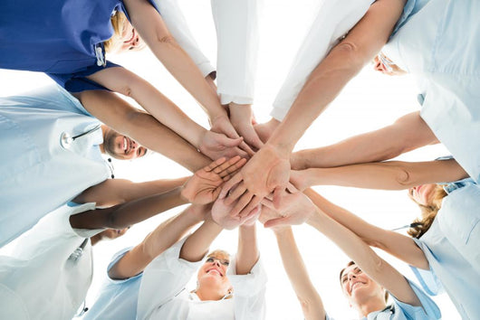 Multiethnic Medical Team Stacking Wall Decal