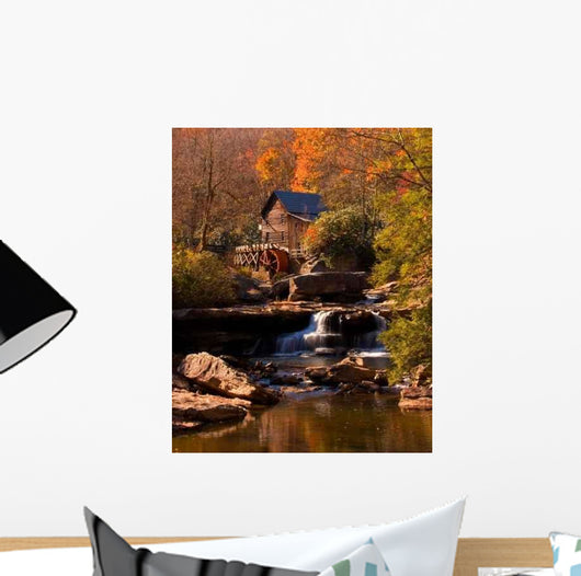 Glade Creek Grist Mill Wall Decal