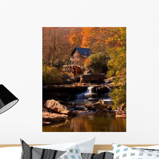 Glade Creek Grist Mill Wall Decal