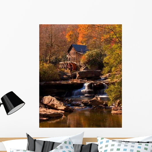 Glade Creek Grist Mill Wall Decal