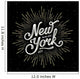 New York Lettering Big Wall Decal