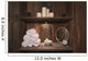 Rustic Spa Scene with Wall Decal