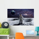 Brave Astronaut Spacewalk Moon Wall Decal