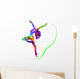 Abstract Dancer Silhouette Wall Decal