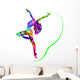 Abstract Dancer Silhouette Wall Decal