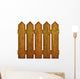 Picket Fence Wall Decal