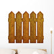 Picket Fence Wall Decal