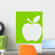 Apple Vector Silhouette Icon Wall Decal