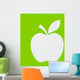 Apple Vector Silhouette Icon Wall Decal