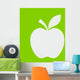 Apple Vector Silhouette Icon Wall Decal