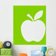 Apple Vector Silhouette Icon Wall Decal