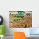 Tractor Plowing Field Wall Decal