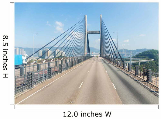 Suspension Bridge Hong Kong Wall Decal