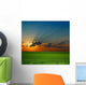 Sunrise Field Image Green Wall Decal