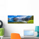 Panorama Crystal Clear Mountain Wall Decal