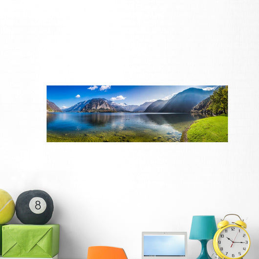 Panorama Crystal Clear Mountain Wall Decal