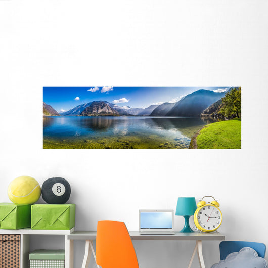 Panorama Crystal Clear Mountain Wall Decal