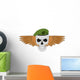Skull Green Beret Wall Decal