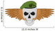 Skull Green Beret Wall Decal