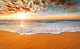 Colorful Ocean Beach Sunrise Wall Decal