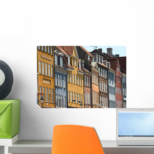 Nyhavn Copenhagen Buildings Wall Decal