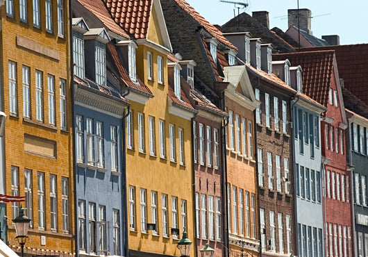 Nyhavn Copenhagen Buildings Wall Decal