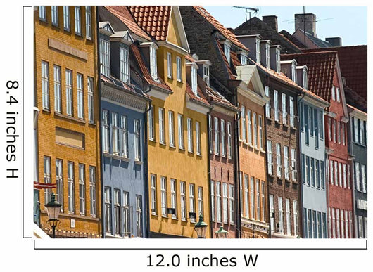 Nyhavn Copenhagen Buildings Wall Decal