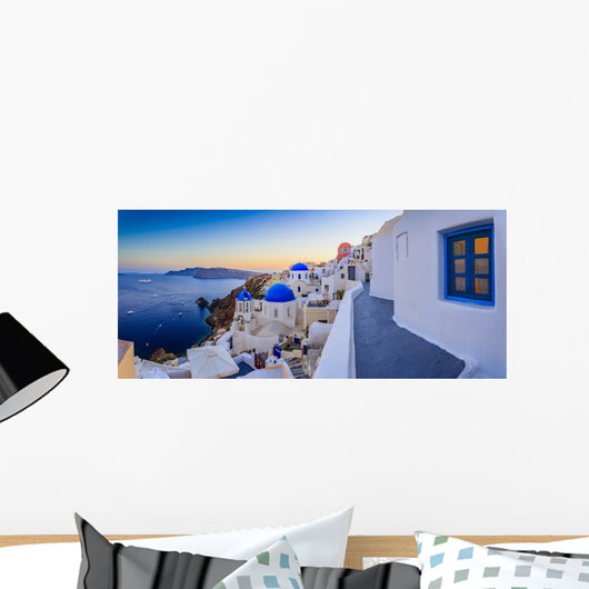 Santorini Greece Oia Sunset Wall Decal