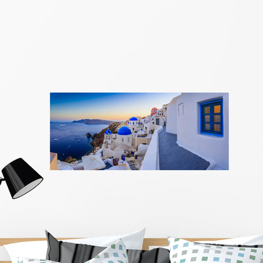 Santorini Greece Oia Sunset Wall Decal