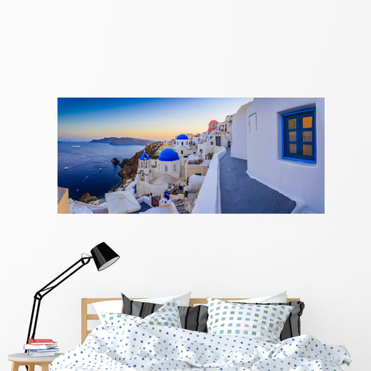 Santorini Greece Oia Sunset Wall Decal