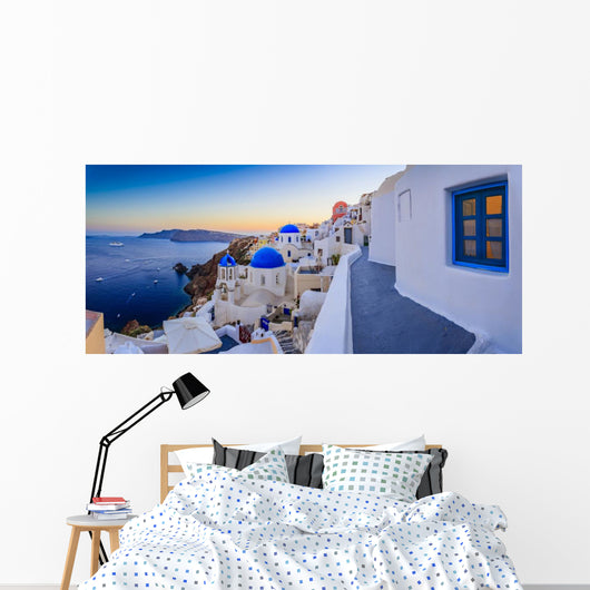 Santorini Greece Oia Sunset Wall Decal