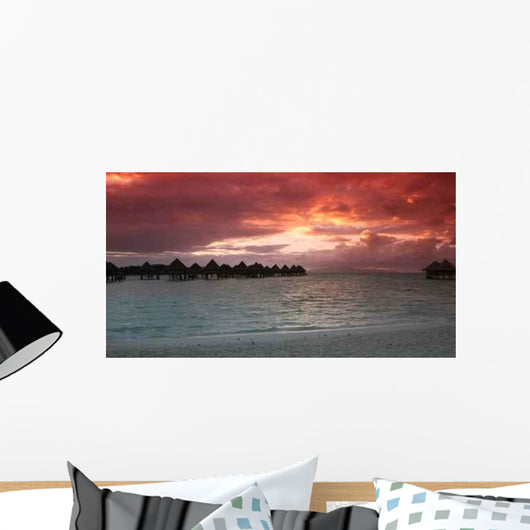 Bora Bora Sun Rise Wall Decal