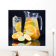 Citrus Ice Water Glass Wall Decal
