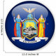 New York State Flag Wall Decal