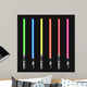 Vector Modern Light Swords Wall Decal