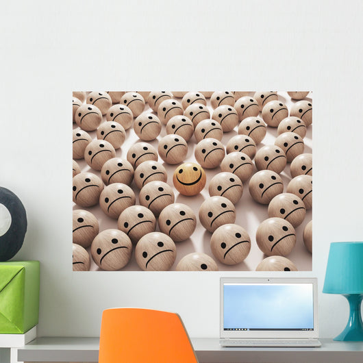 Felice Tra Tristi Distinguersi Wall Decal