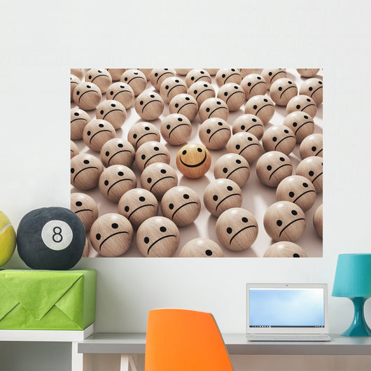 Felice Tra Tristi Distinguersi Wall Decal