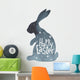 Easter Bunny Happy Easter Wall Decal