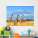 Giraffe National Park Kenya Wall Decal