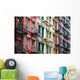 Colored Apartment Buildings New Wall Decal