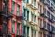 Colored Apartment Buildings New Wall Decal