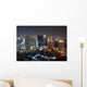 Night Capital City Wall Decal