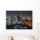 Night Capital City Wall Decal