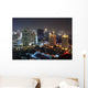 Night Capital City Wall Decal