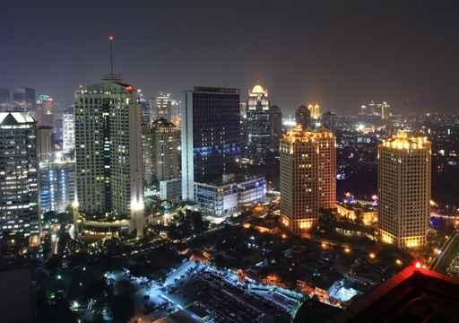 Night Capital City Wall Decal